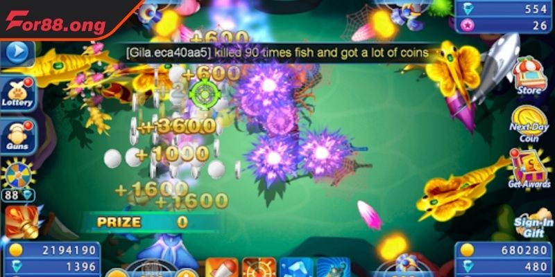 Tính năng thưởng hấp dẫn